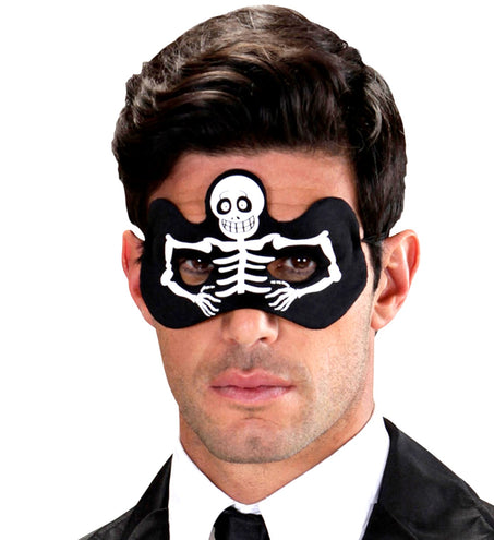 Widmann SRL Skelet oogmasker met geraamte