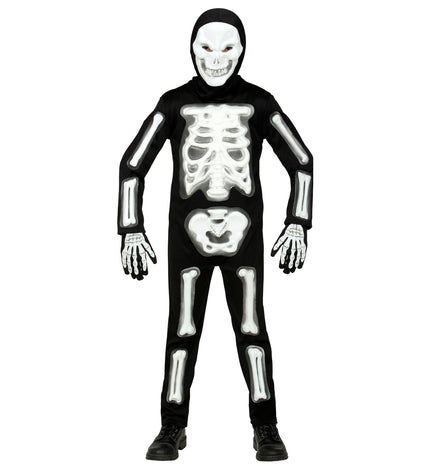 Widmann SRL Skelet pak 3D wit kinderen