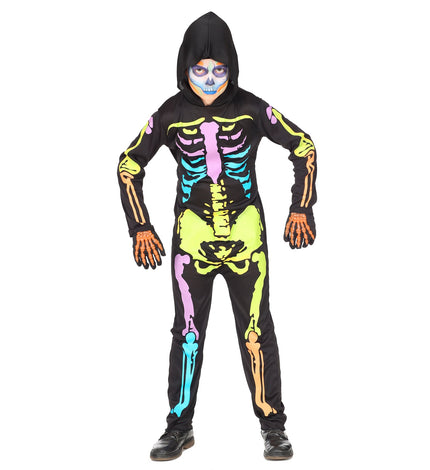 Skeleton suit colorful children