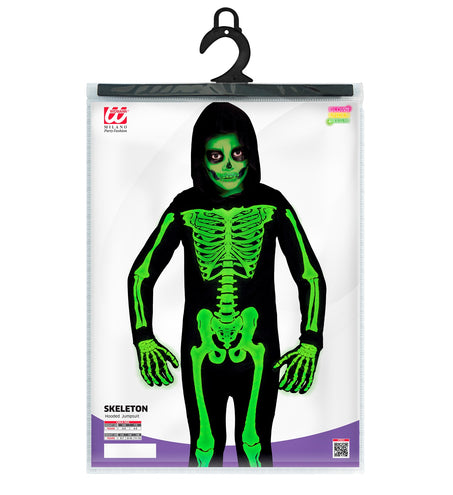 Widmann SRL Skelet voor jongens en meisjes groen