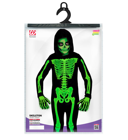 Widmann SRL Skelet voor jongens en meisjes groen