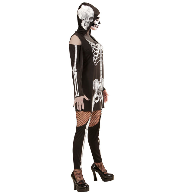 Widmann SRL Skeletjurk met schedel voor dames