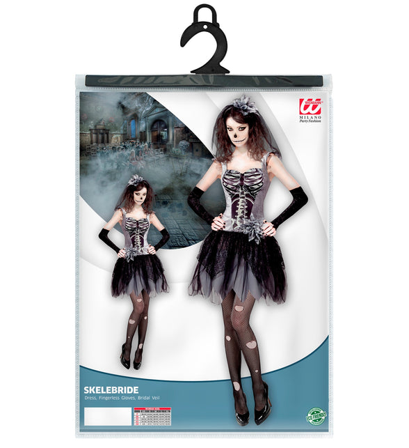 Widmann SRL Skeletjurkje ballerina zwart