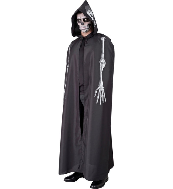 Widmann SRL Skeleton cape met capuchon
