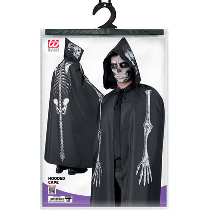 Widmann SRL Skeleton cape met capuchon