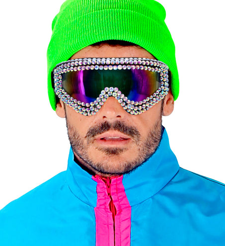 Widmann SRL Skibril met strass steentjes