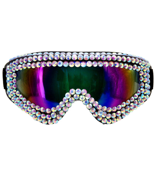 Widmann SRL Skibril met strass steentjes