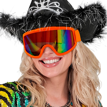 Widmann SRL Skibril neon oranje