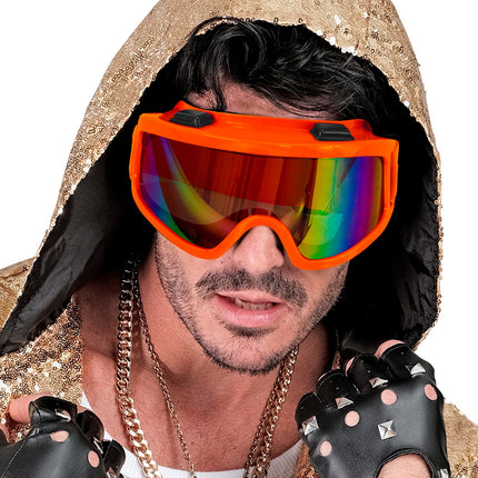 Widmann SRL Skibril neon oranje