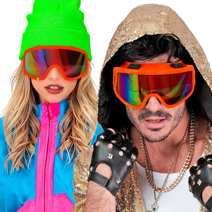 Widmann SRL Skibril neon oranje