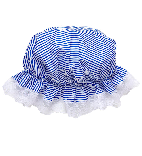 Widmann SRL Slaapmuts blauw wit gestreept