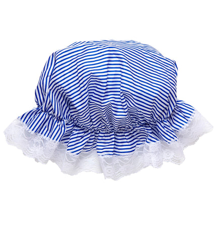 Widmann SRL Slaapmuts blauw wit gestreept