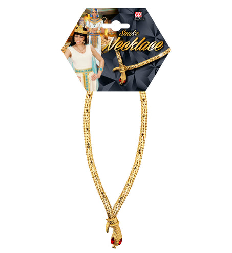 Widmann SRL Slangen halsketting met rode oogjes