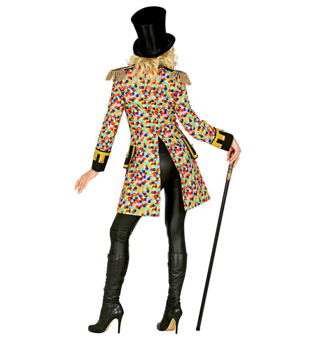 Widmann SRL Slipjas Clown carnaval meerkleurig dames