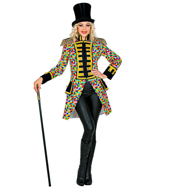 Widmann SRL Slipjas Clown carnaval meerkleurig dames