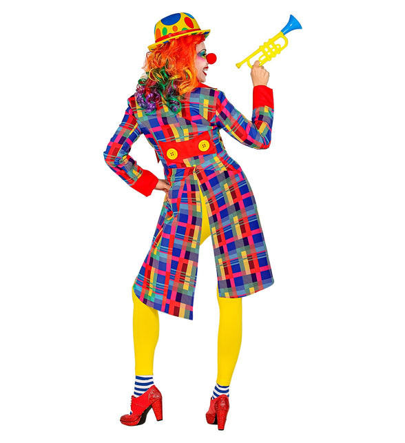 Widmann SRL Slipjas clown geruit multi dames