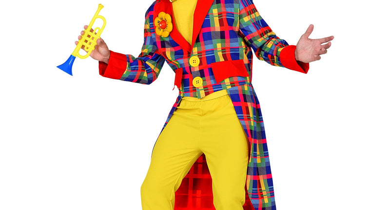 Widmann SRL Slipjas clown geruit multi heren