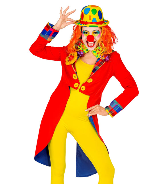 Widmann SRL Slipjas clown rood dames