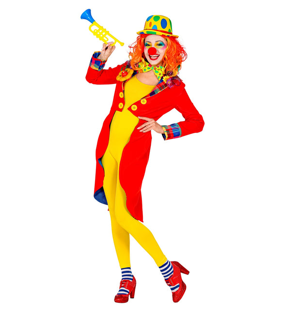Widmann SRL Slipjas clown rood dames