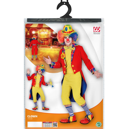 Widmann SRL Slipjas clown rood heren