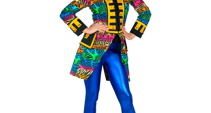 Widmann SRL Slipjas disco zebra jaren 80 dames