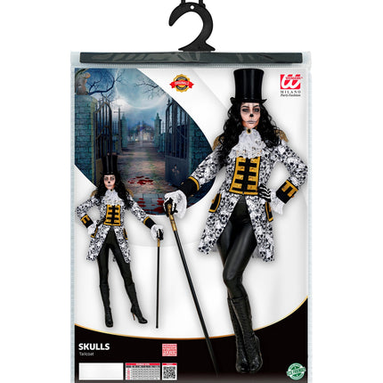 Widmann SRL Slipjas halloween schedels dames