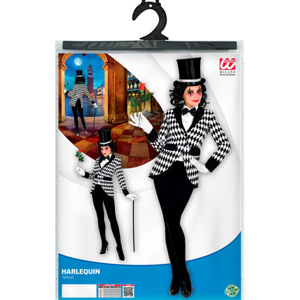 Widmann SRL Slipjas harlekijn dames