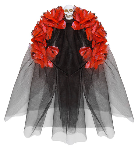 Widmann SRL Sluier met rode rozen