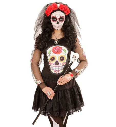 Widmann SRL Sluier met rode rozen