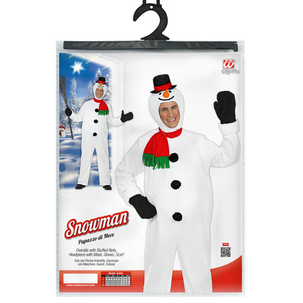 Widmann SRL Sneeuwpop jumpsuit volwassenen