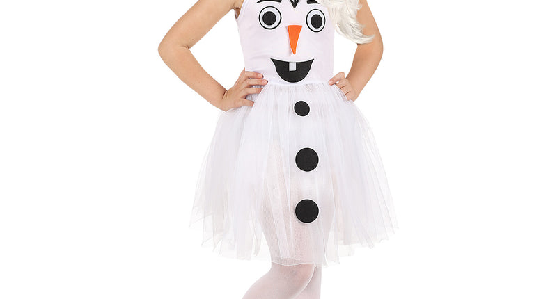 Widmann SRL Sneeuwpop kostuum meisje