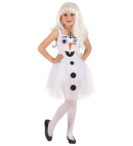 Widmann SRL Sneeuwpop kostuum meisje