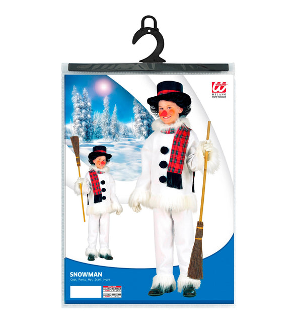 Widmann SRL Sneeuwpop pak Kind Flanel & Plushe