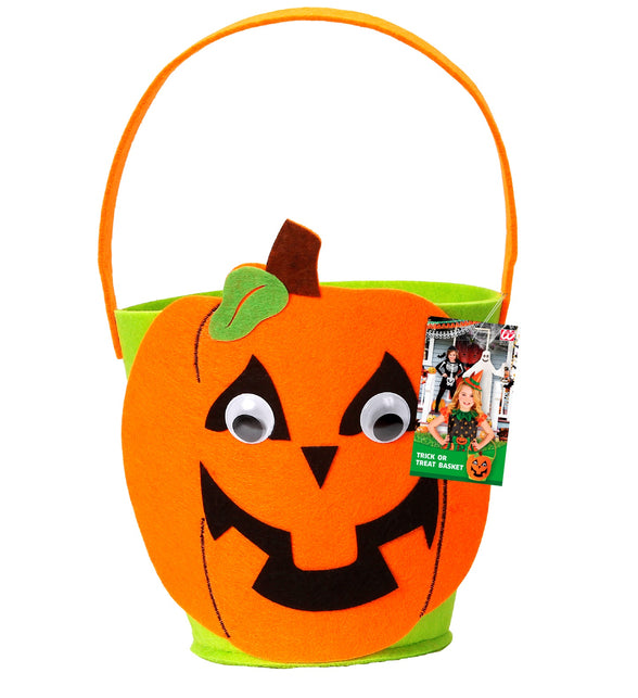 Widmann SRL Snoeptasje pompoen emmer halloween