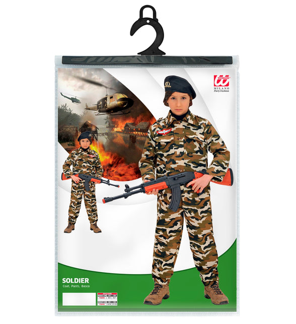 Widmann SRL Soldaat kostuum Leger pak Berry kinderen