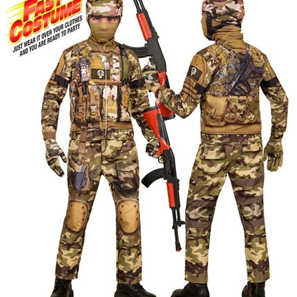 Widmann SRL Soldaat kostuum Nora kinderen