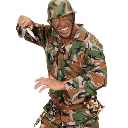 Widmann SRL Soldaten dolk in camouflage schede