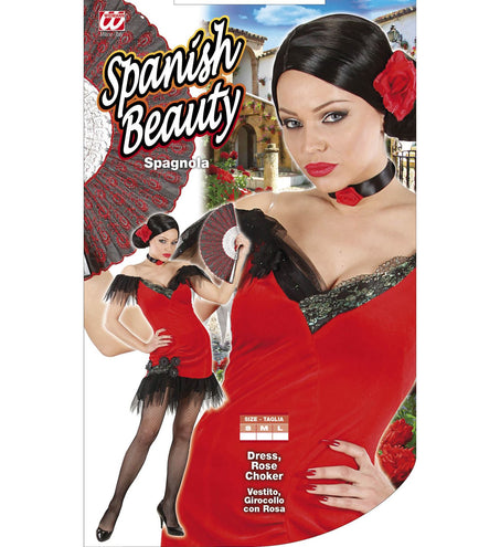 Widmann SRL Spaanse señorita jurk Alvera
