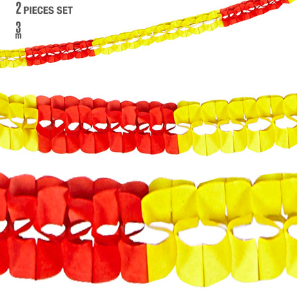 Widmann SRL Spaanse vlag slingers