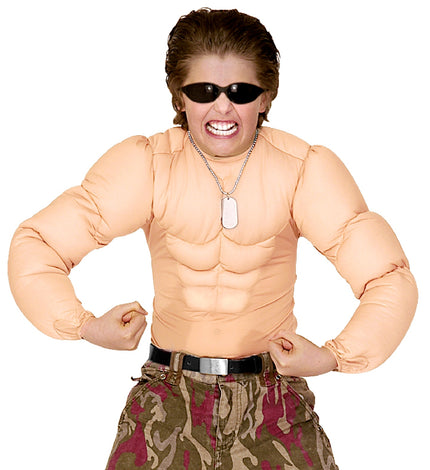 Widmann SRL Spierballen shirt dikmaak spierbundel kind