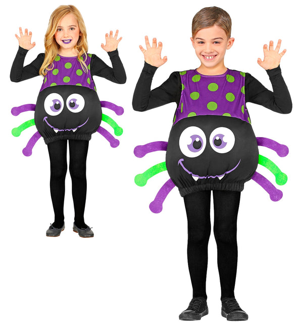 Widmann SRL Spinnen jumpsuit kinderen