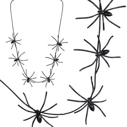 Widmann SRL Spinnen ketting heks zwart