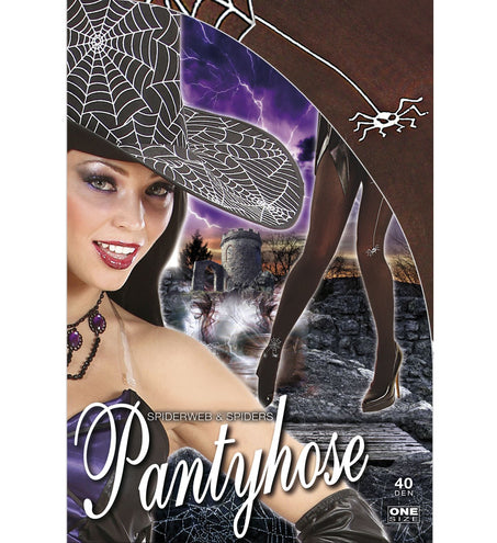 Widmann SRL Spinnen panty volwassenen zwart