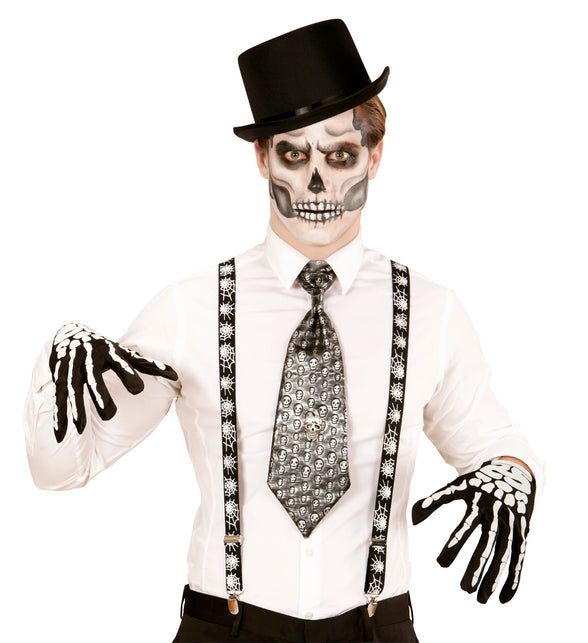 Widmann SRL Spinnenweb bretels voor heksen