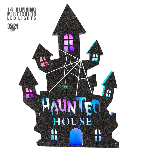 Widmann SRL Spookhuis wanddecoratie Haunted House