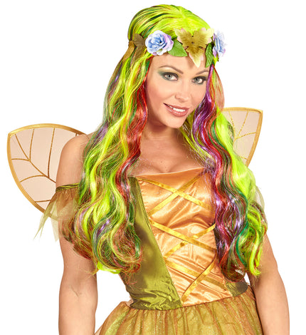 Widmann SRL Sprookjes bloemenpruik