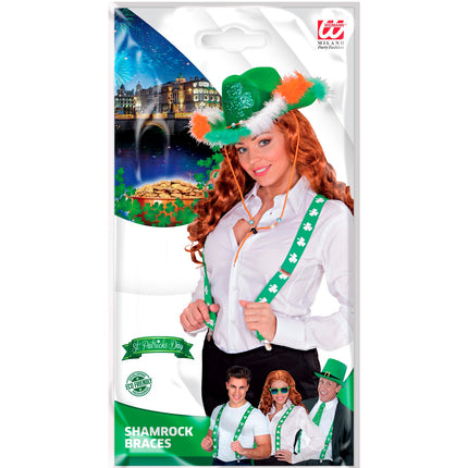 Widmann SRL St. Patrick's day bretels klavertje