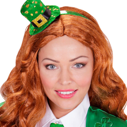 Widmann SRL St. Patrick's day mini hoedje op haarband