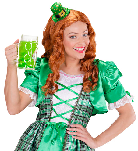 Widmann SRL St. Patrick's day mini hoedje op haarband