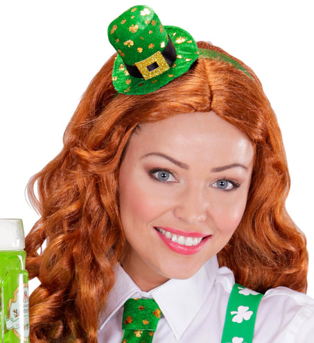 Widmann SRL St. Patrick's day mini hoedje op haarband